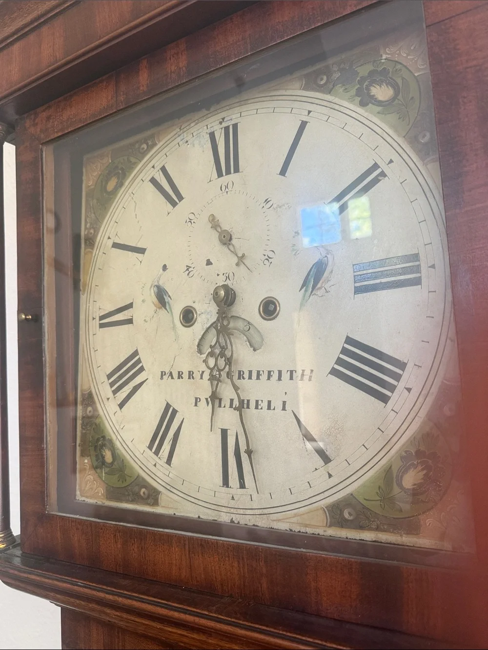 Parry & Griffith grandfather clock from Wales.